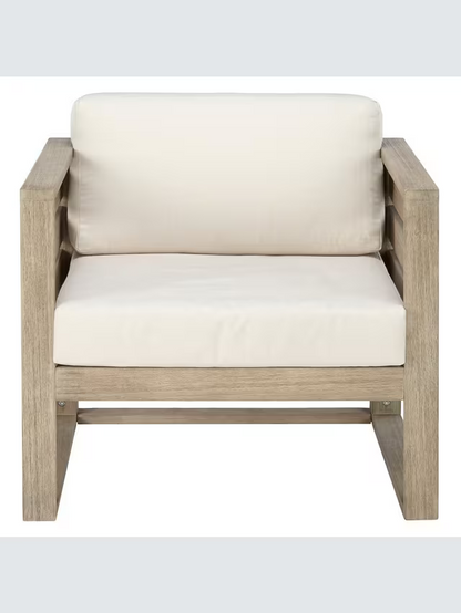 John Lewis St Ives Garden Lounging Chair FSC-Certified (Eucalyptus Wood), Natural