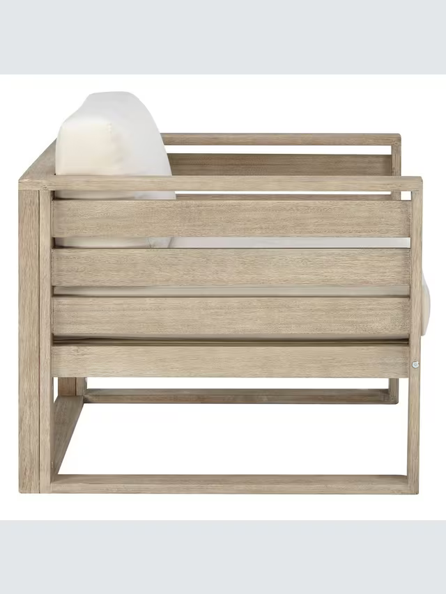 John Lewis St Ives Garden Lounging Chair FSC-Certified (Eucalyptus Wood), Natural