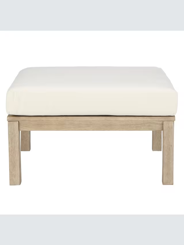 John Lewis St Ives Garden Coffee Table / Foot Stool, FSC-Certified (Eucalyptus Wood), Natural