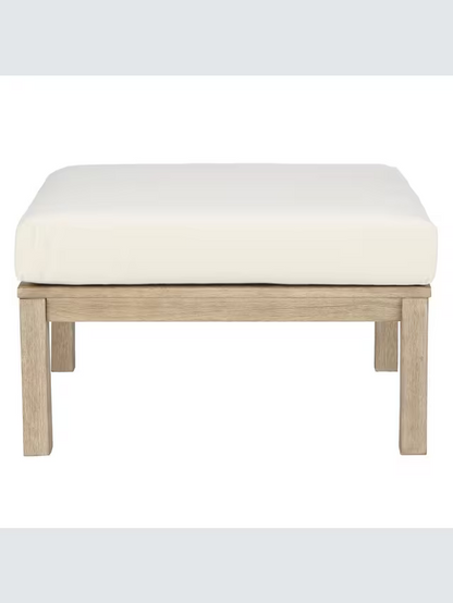 John Lewis St Ives Garden Coffee Table / Foot Stool, FSC-Certified (Eucalyptus Wood), Natural