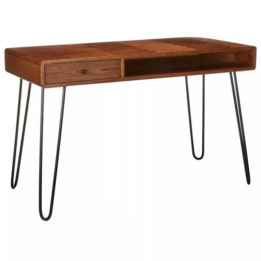 John Lewis Hairpin Desk, Dark Oak
