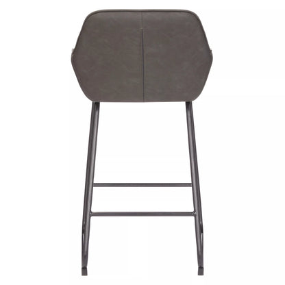 John Lewis Brooks Bar Chair, Dark Antique Brown