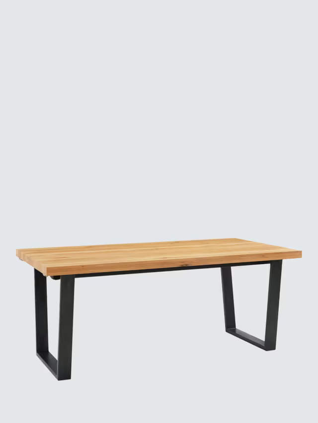 John Lewis Calia 6-10 Seater Extending Dining Table, Sold Oak