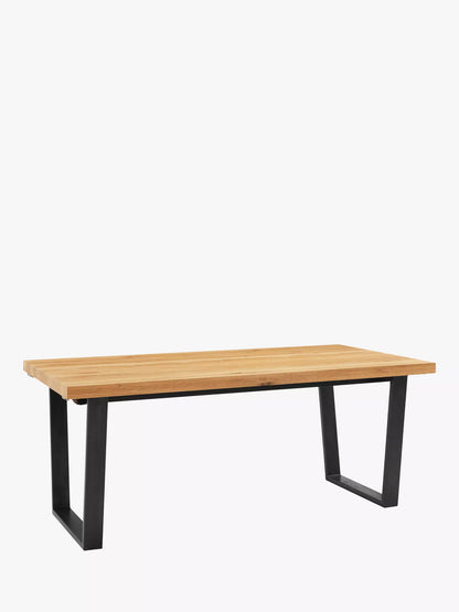 John Lewis Calia 6-10 Seater Extending Dining Table, Sold Oak