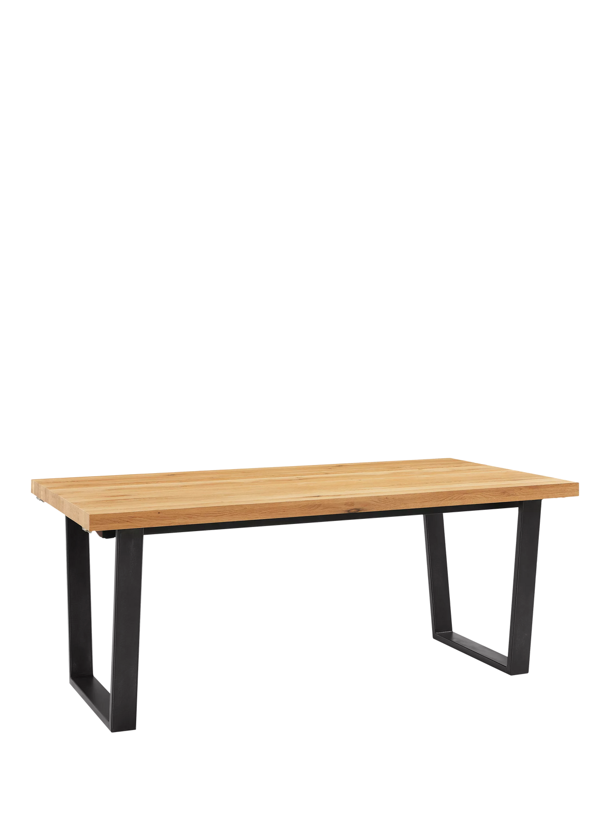 John Lewis Calia 6-10 Seater Extending Dining Table, Sold Oak