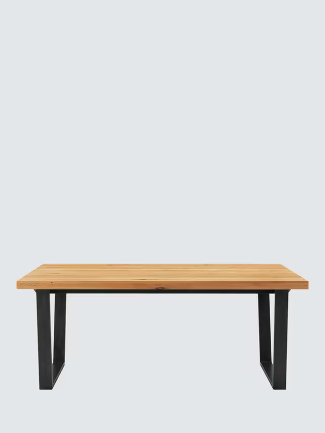 John Lewis Calia 6-10 Seater Extending Dining Table, Sold Oak