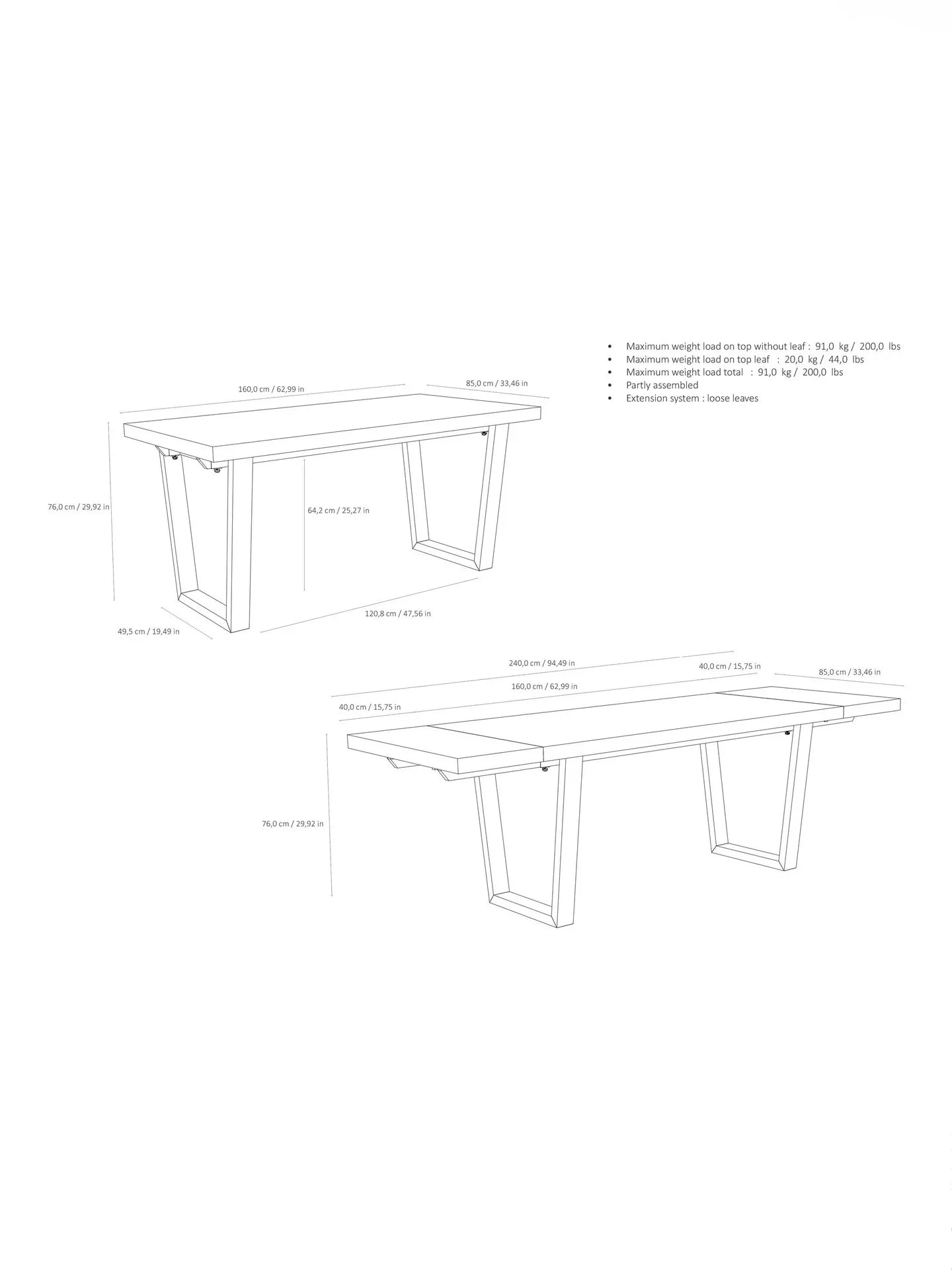 John Lewis Calia 6-10 Seater Extending Dining Table, Sold Oak