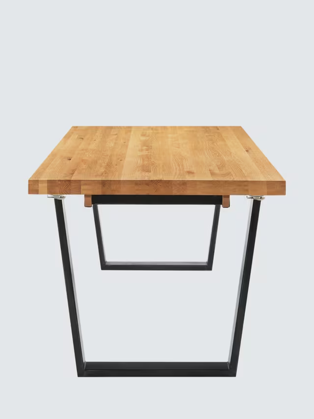 John Lewis Calia 6-10 Seater Extending Dining Table, Sold Oak