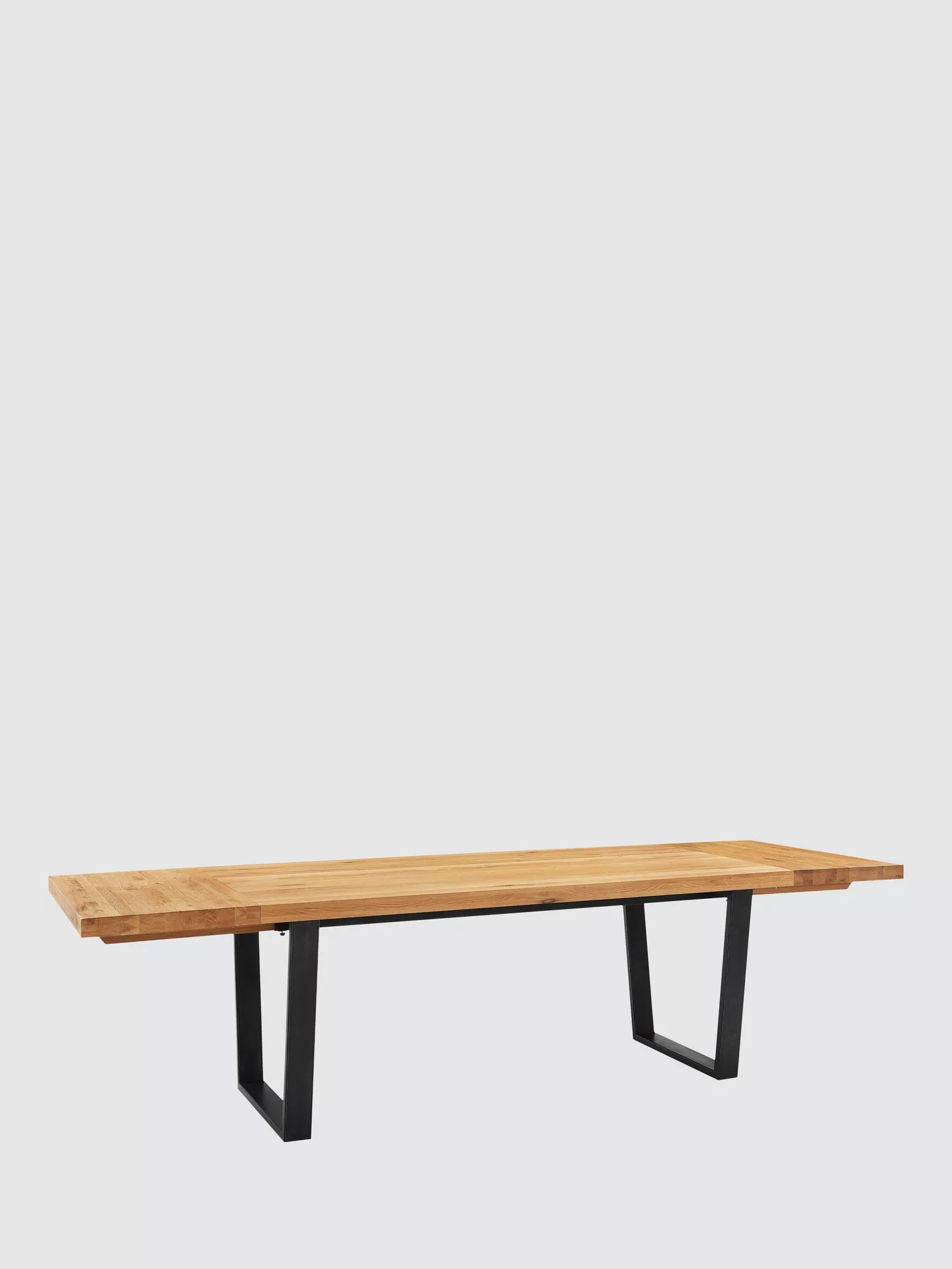 John Lewis Calia 6-10 Seater Extending Dining Table, Sold Oak