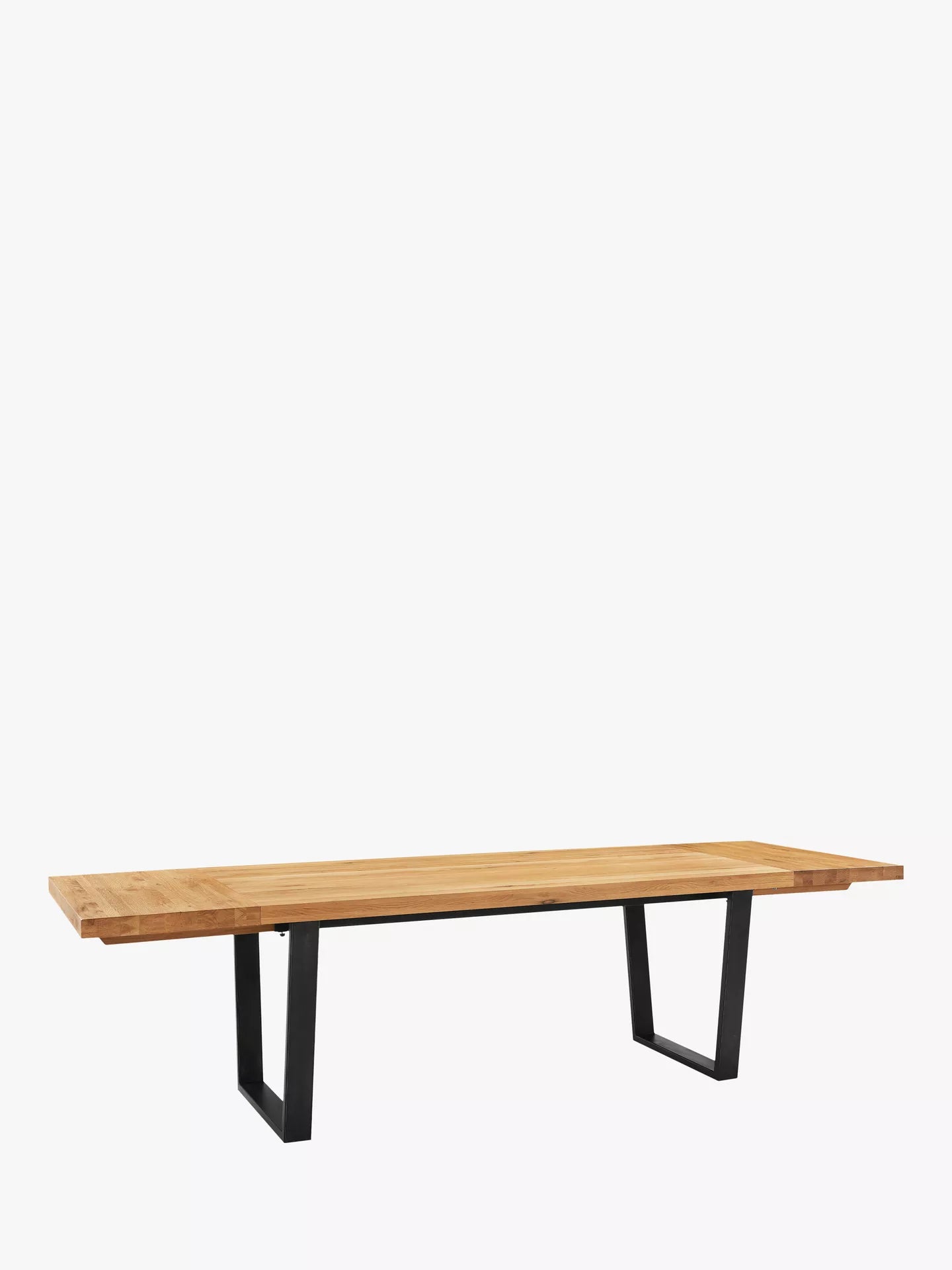 John Lewis Calia 6-10 Seater Extending Dining Table, Sold Oak