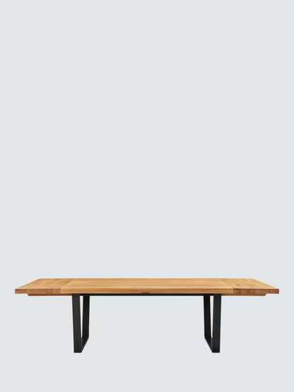 John Lewis Calia 6-10 Seater Extending Dining Table, Sold Oak