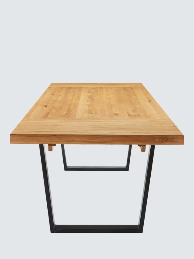 John Lewis Calia 6-10 Seater Extending Dining Table, Sold Oak