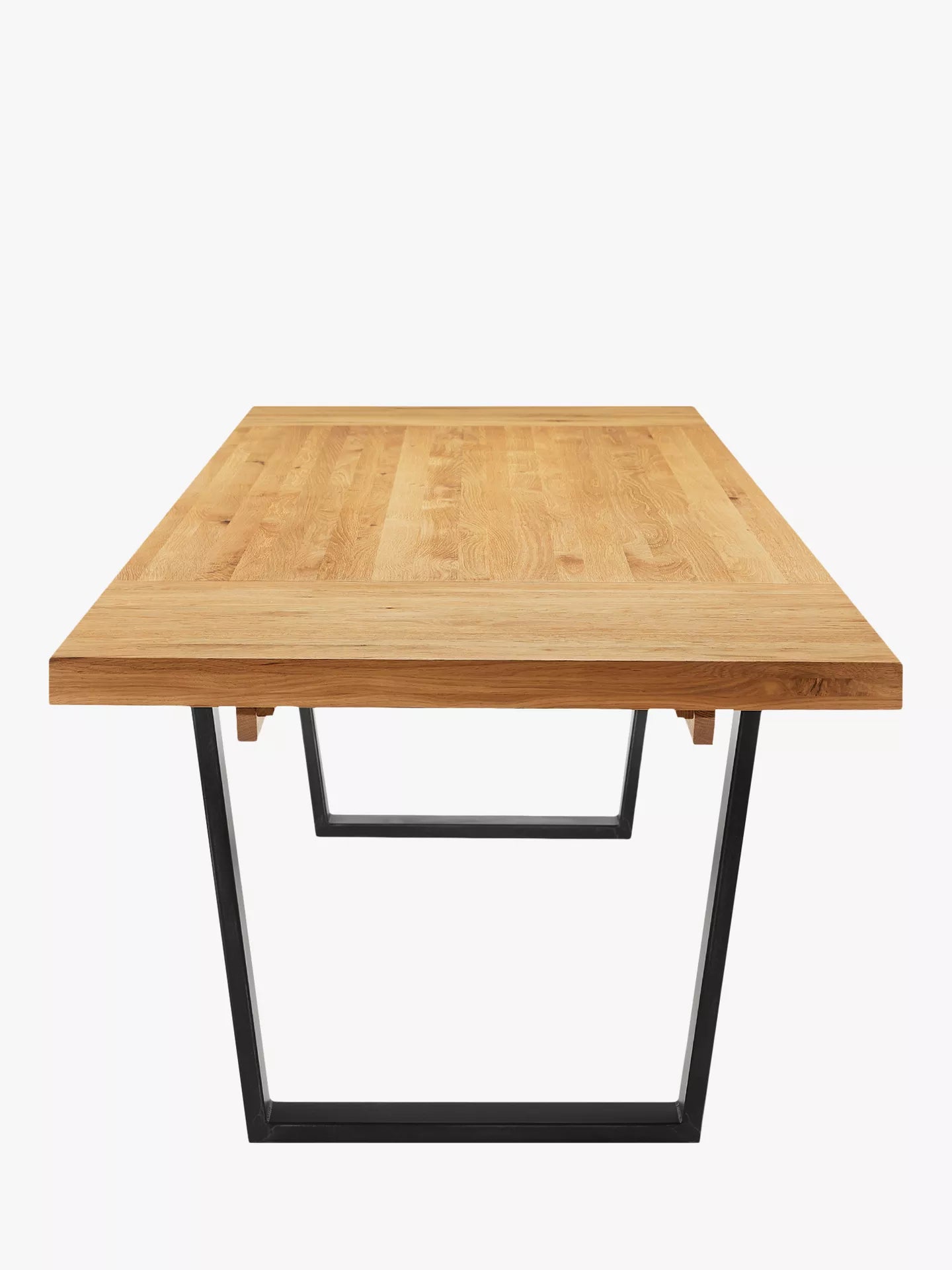 John Lewis Calia 6-10 Seater Extending Dining Table, Sold Oak