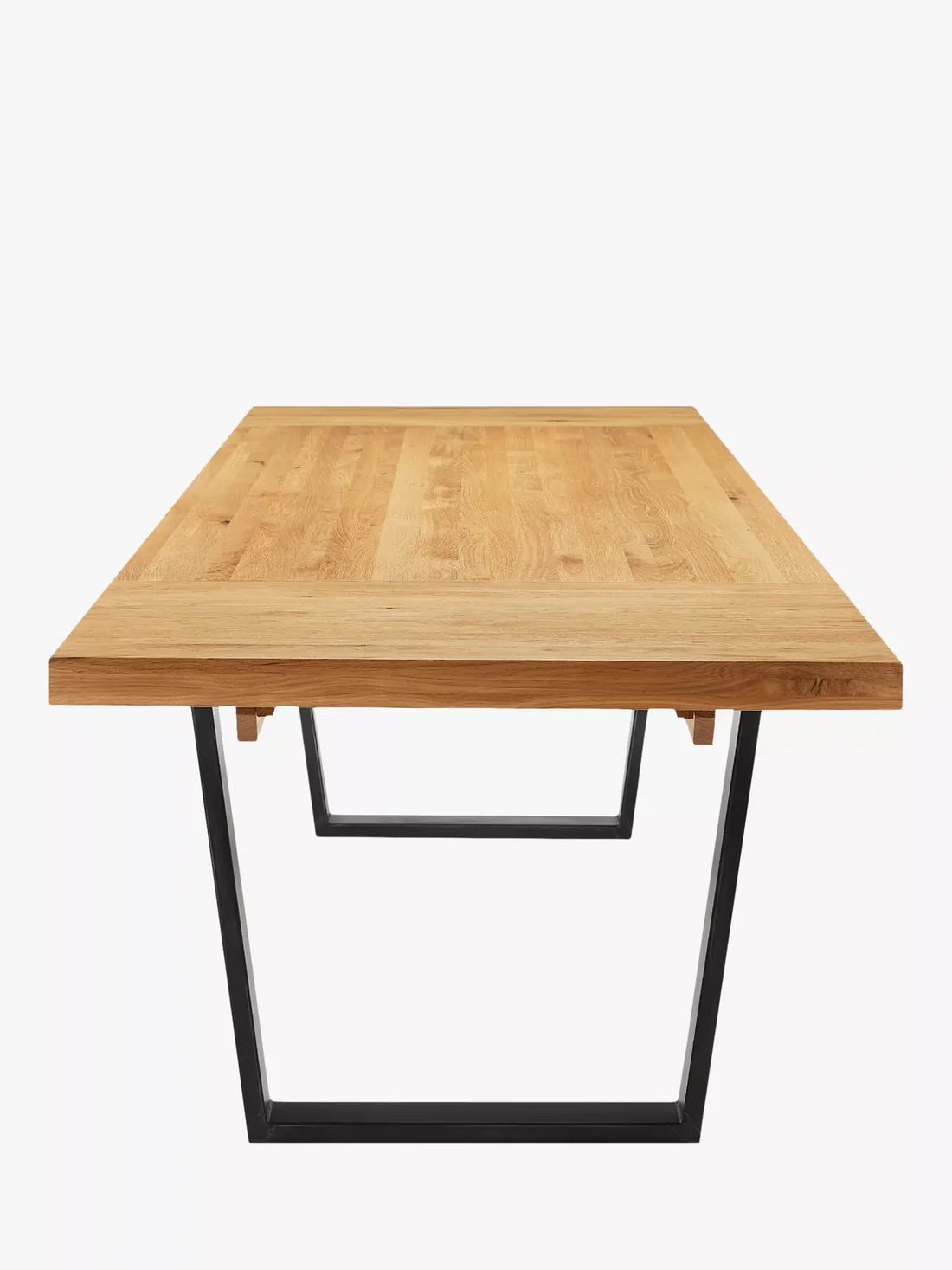 John Lewis Calia 6-10 Seater Extending Dining Table, Sold Oak