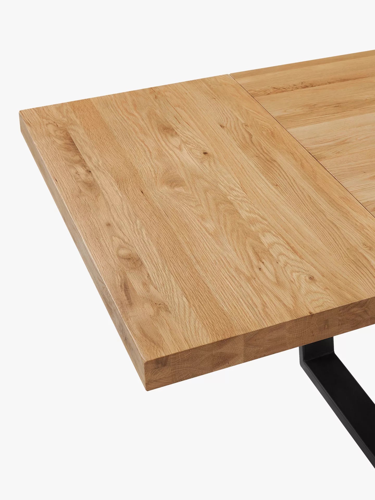 John Lewis Calia 6-10 Seater Extending Dining Table, Sold Oak