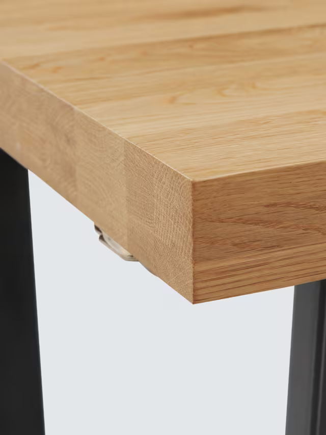 John Lewis Calia 6-10 Seater Extending Dining Table, Sold Oak