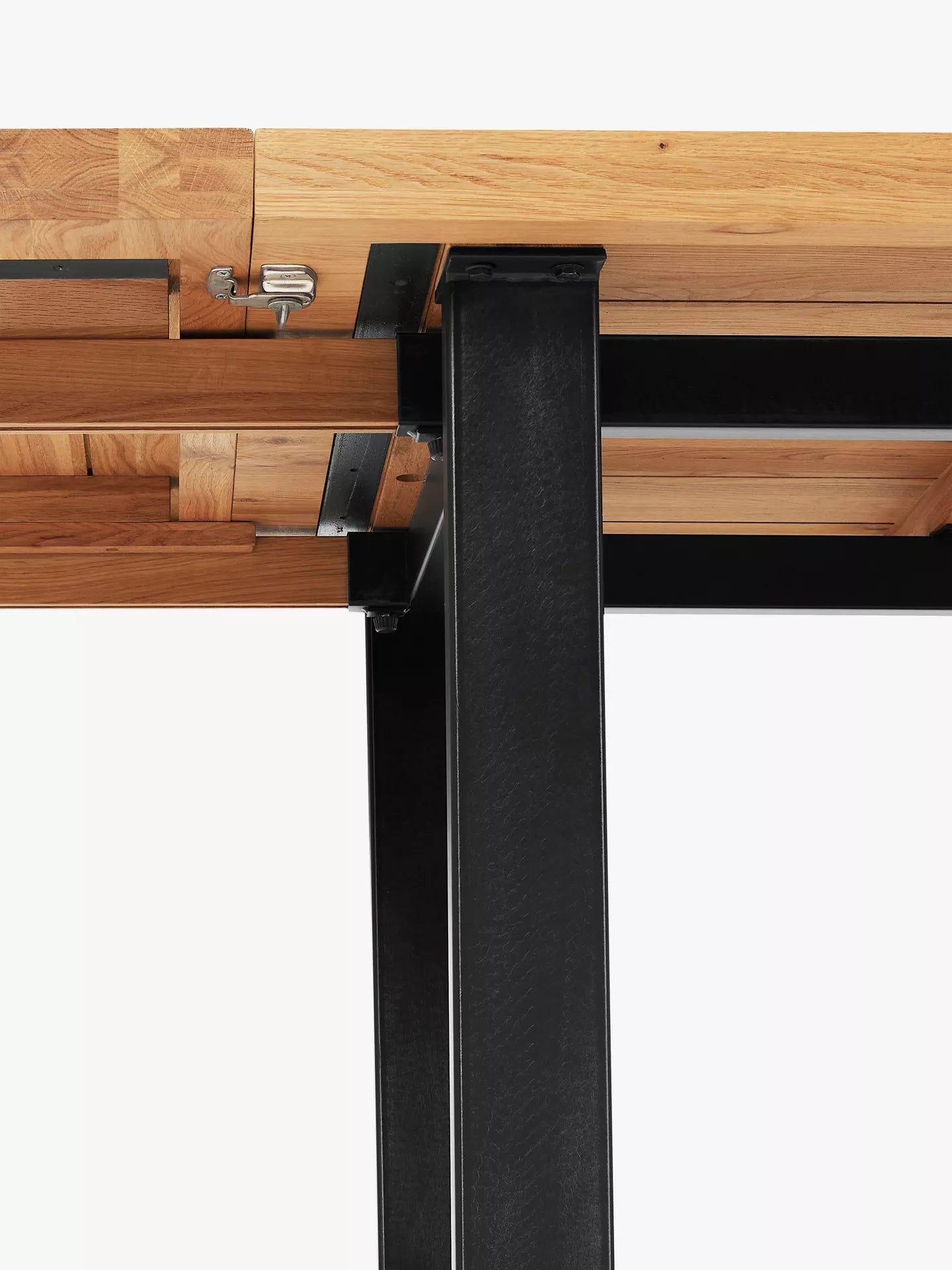 John Lewis Calia 6-10 Seater Extending Dining Table, Sold Oak