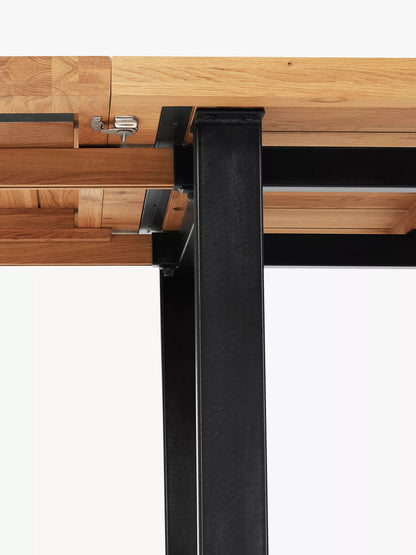 John Lewis Calia 6-10 Seater Extending Dining Table, Sold Oak