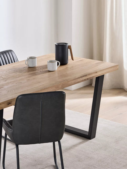 John Lewis Calia 6-10 Seater Extending Dining Table, Sold Oak