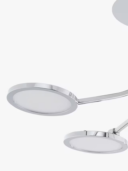 John Lewis Malmo LED Semi Flush Ceiling Light, Chrome