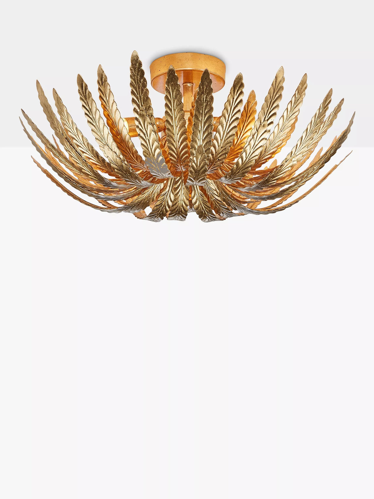 John Lewis Montserrat Leaf Semi Flush Ceiling Light