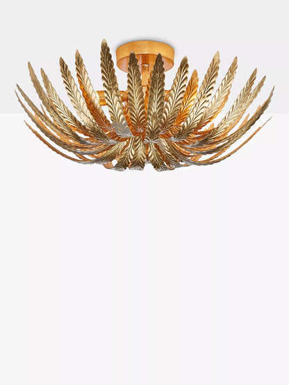 John Lewis Montserrat Leaf Semi Flush Ceiling Light