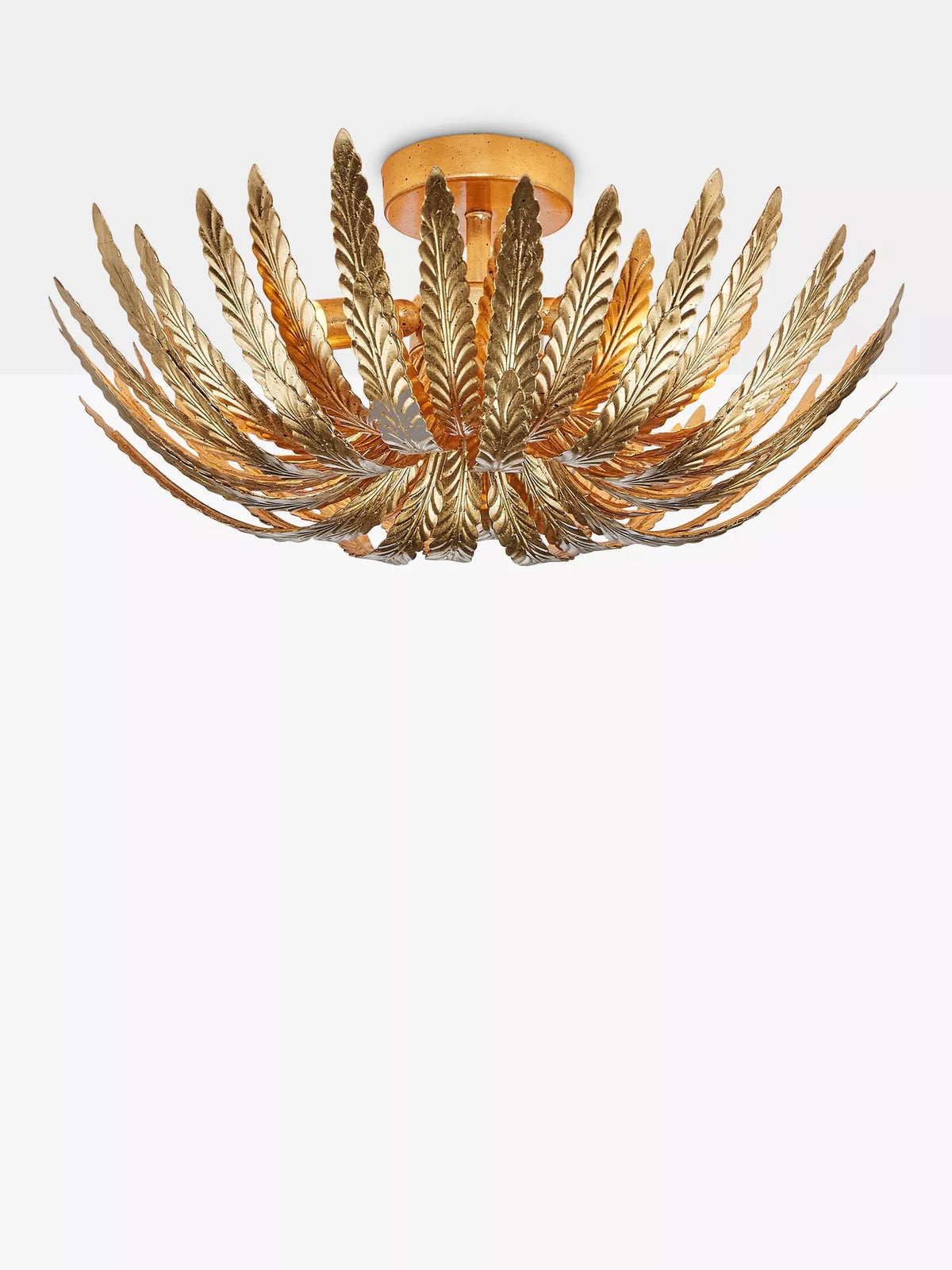 John Lewis Montserrat Leaf Semi Flush Ceiling Light