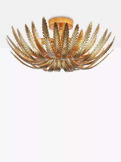 John Lewis Montserrat Leaf Semi Flush Ceiling Light