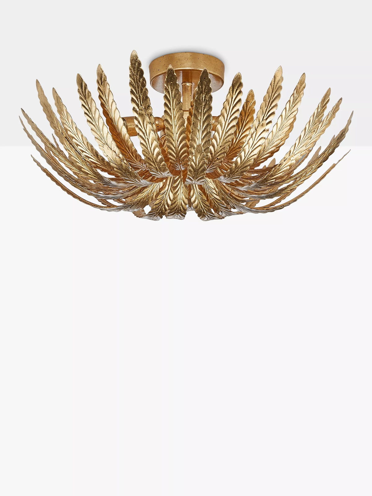 John Lewis Montserrat Leaf Semi Flush Ceiling Light
