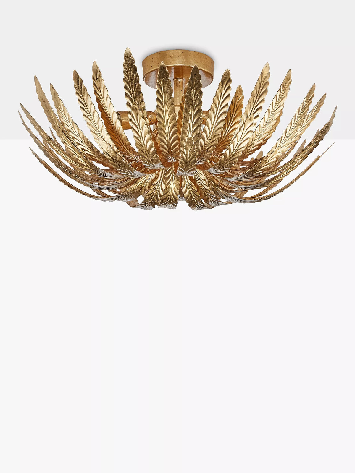 John Lewis Montserrat Leaf Semi Flush Ceiling Light