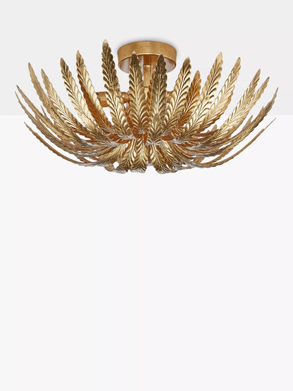 John Lewis Montserrat Leaf Semi Flush Ceiling Light