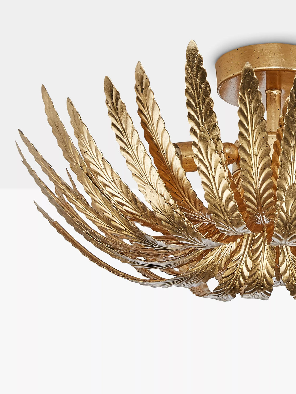John Lewis Montserrat Leaf Semi Flush Ceiling Light