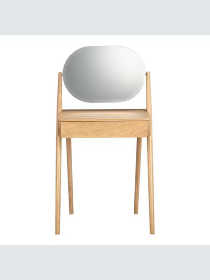 John Lewis Bow Dressing Table & Mirror, Natural