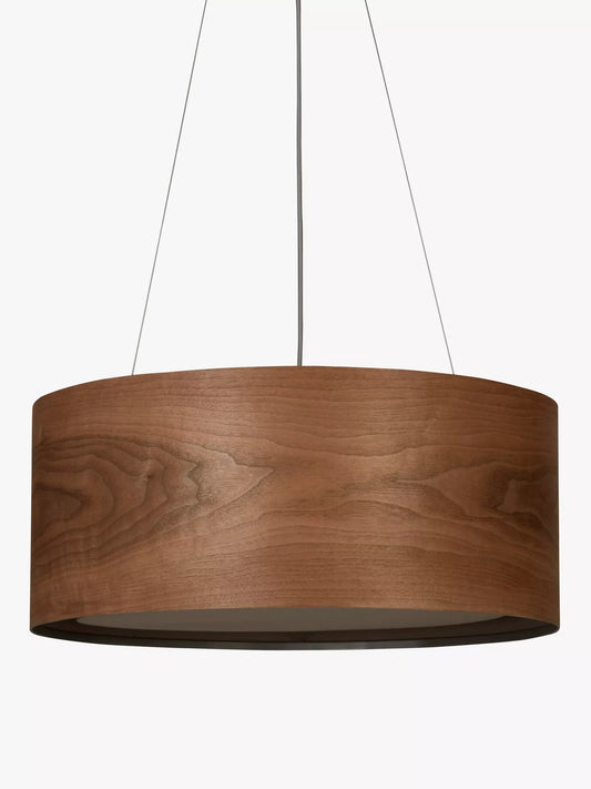 John Lewis Mia Ceiling Light, Walnut