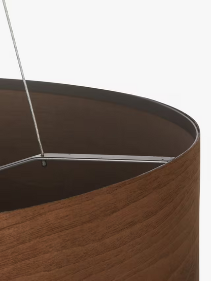 John Lewis Mia Ceiling Light, Walnut