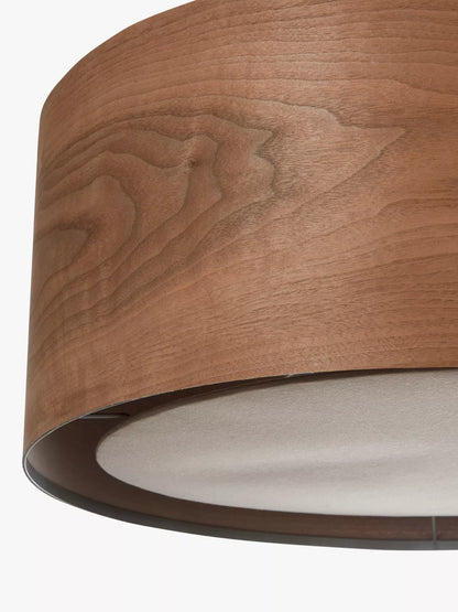 John Lewis Mia Ceiling Light, Walnut
