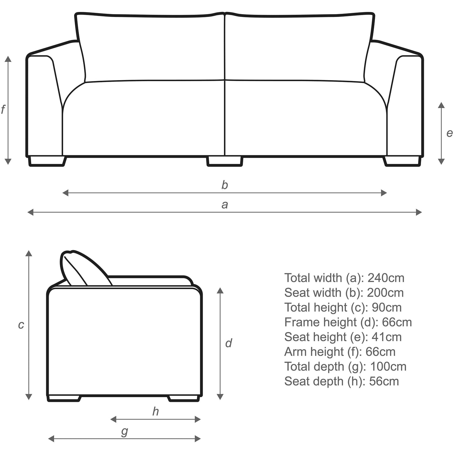 John Lewis Tokyo Grand 4 Seater Sofa Aquaclean Titan Oyster White