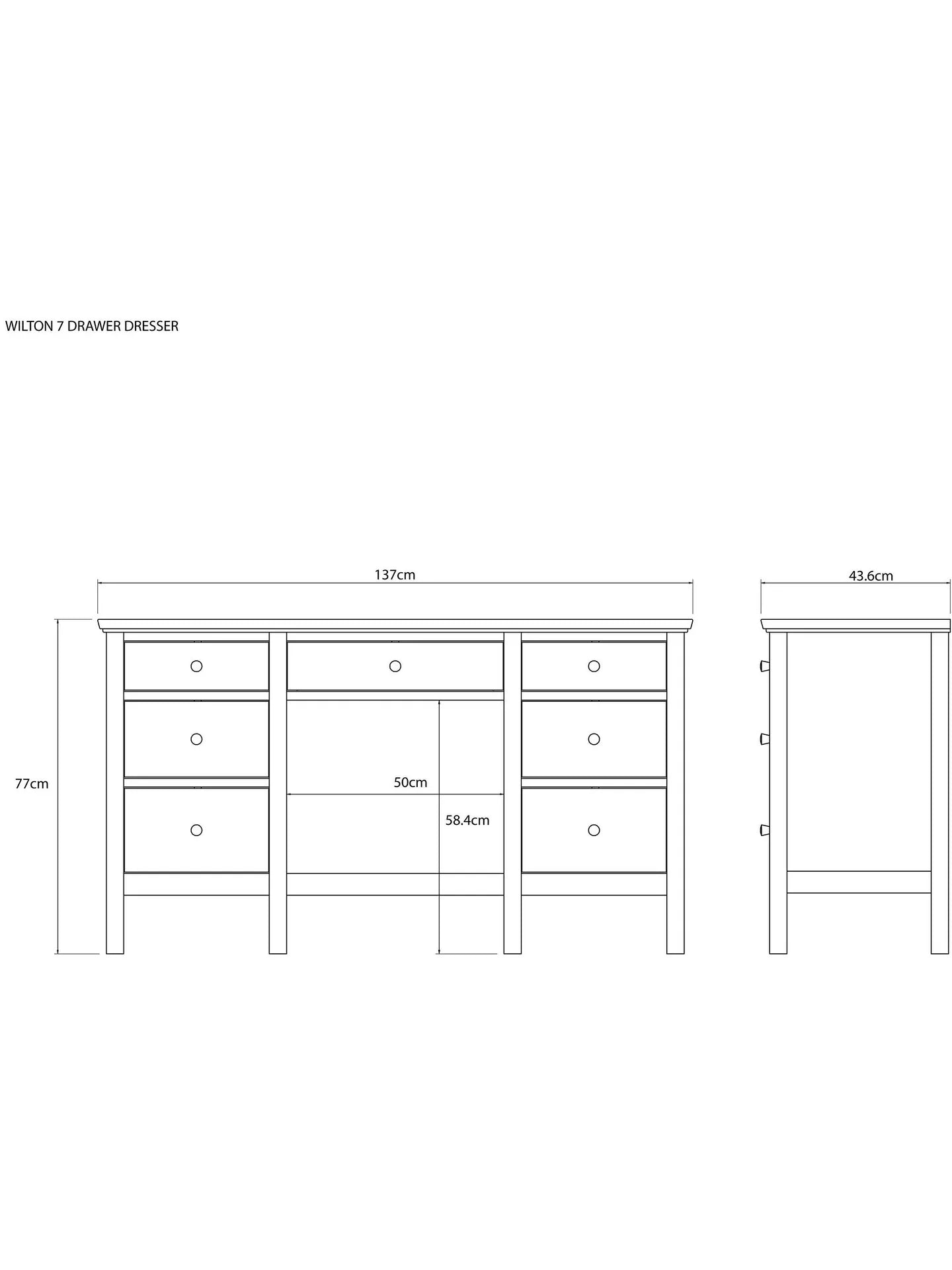 John Lewis ANYDAY John Lewis Wilton Dressing Table