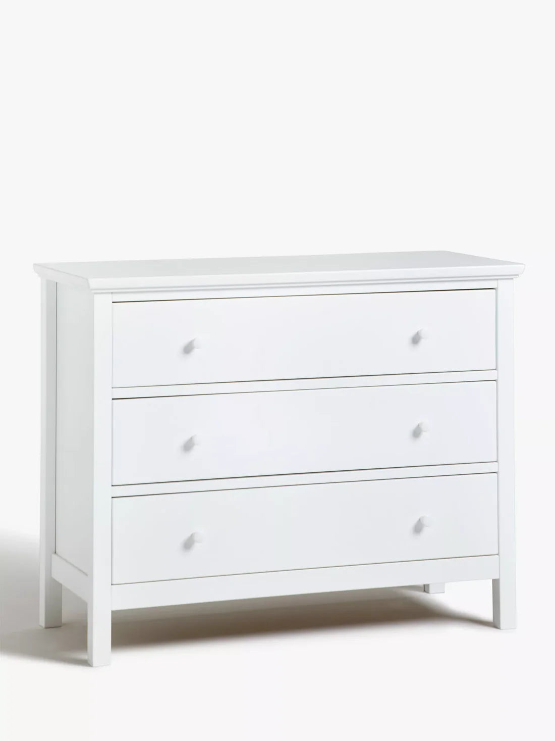 John Lewis Wilton 3 Drawer Chest White
