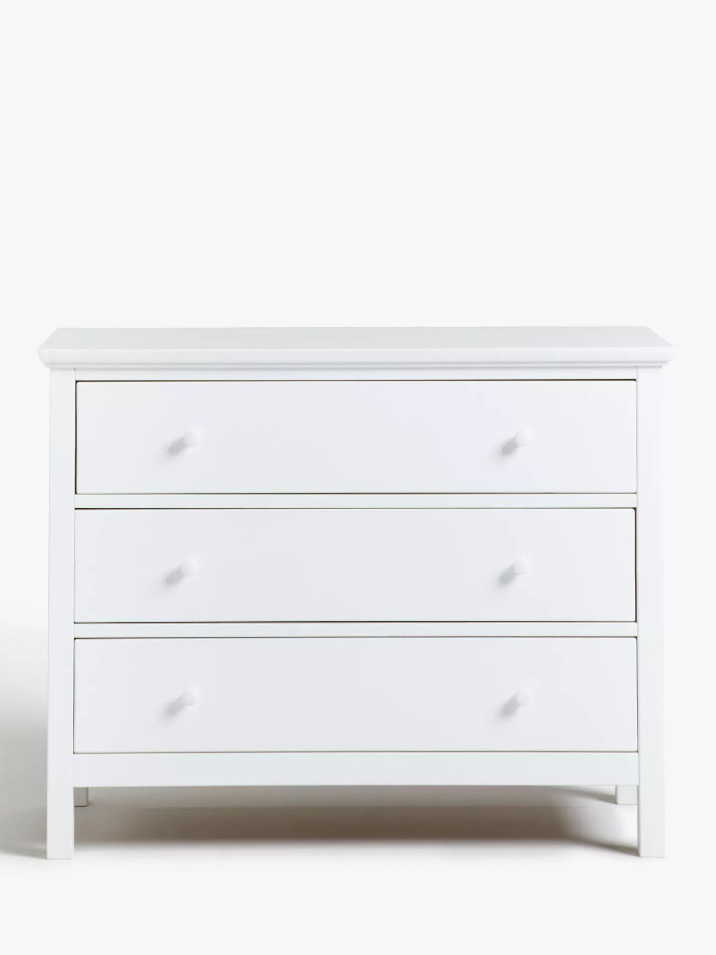 John Lewis Wilton 3 Drawer Chest White