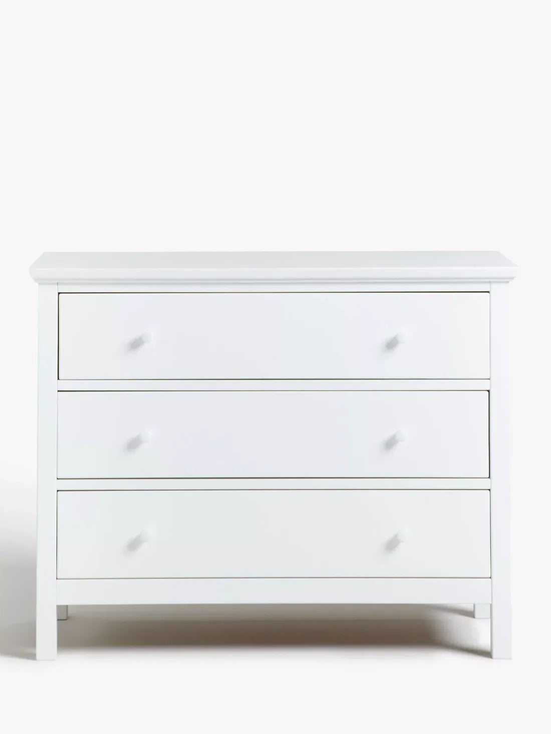 John Lewis Wilton 3 Drawer Chest White