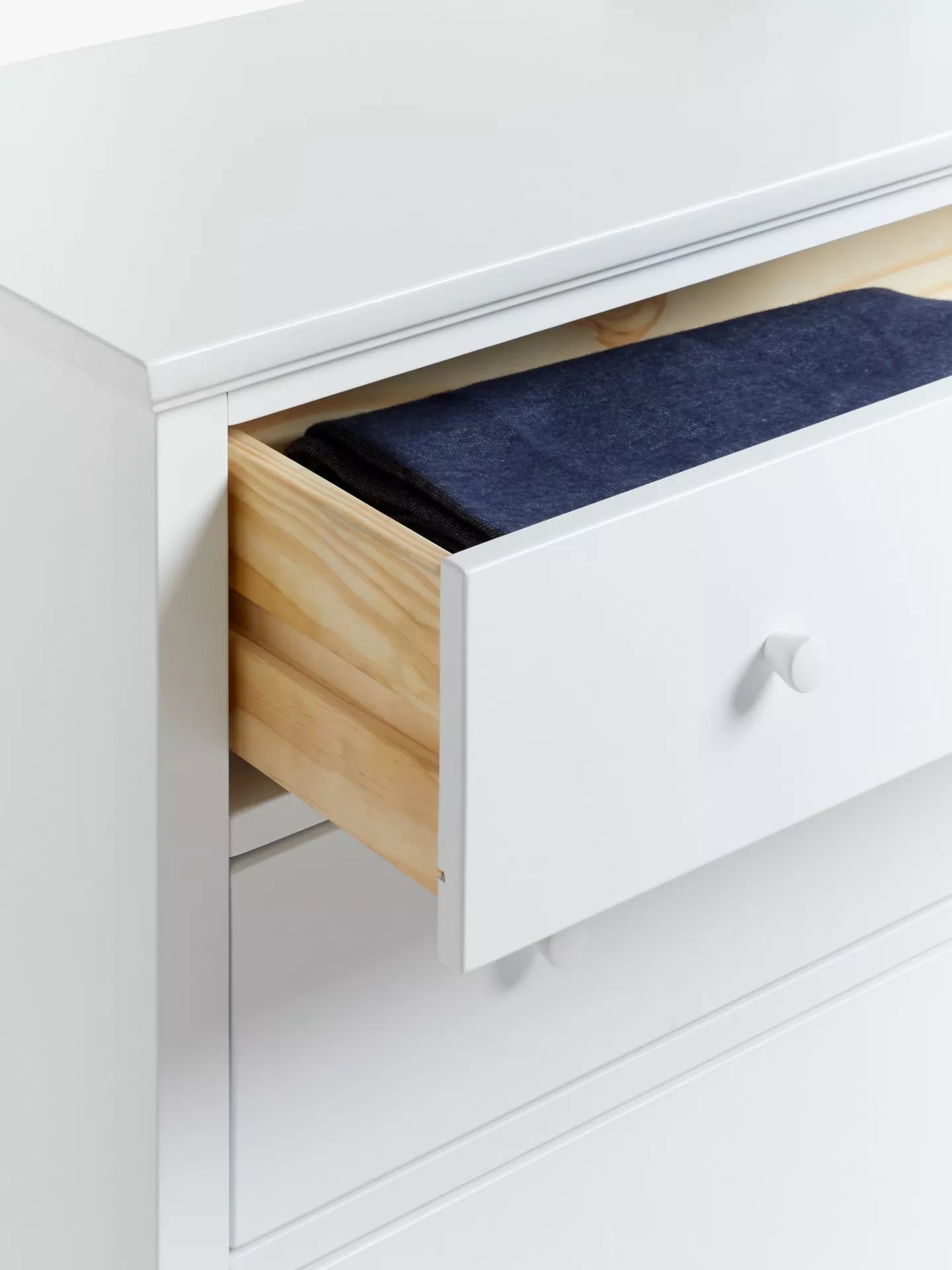John Lewis Wilton 3 Drawer Chest White