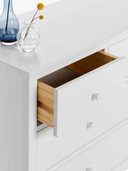 John Lewis Chest of Drawer White Wilton 7 Drawer