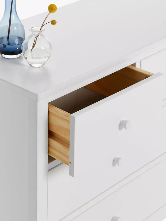 John Lewis Chest of Drawer White Wilton 7 Drawer Chest
