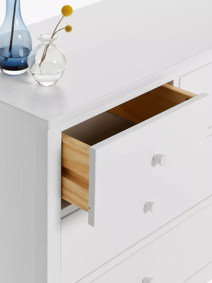 John Lewis Chest of Drawer White Wilton 7 Drawer Chest