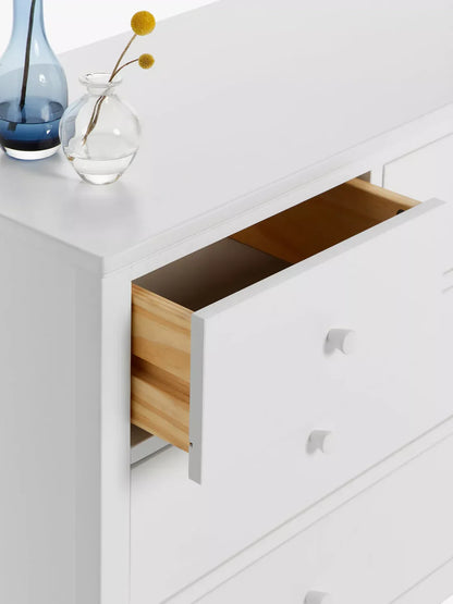 John Lewis Chest of Drawer White Wilton 7 Drawer Chest