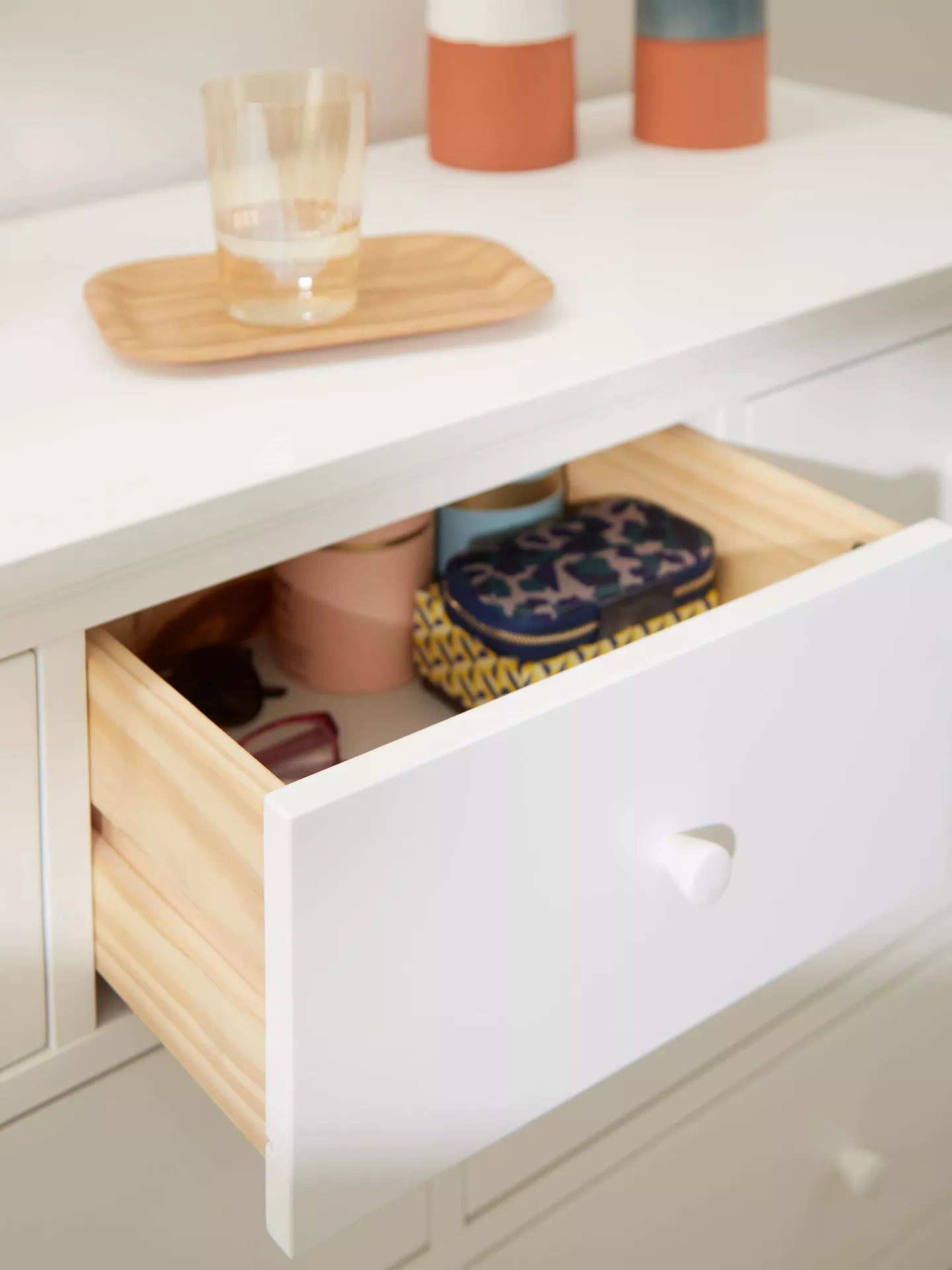 John Lewis Chest of Drawer White Wilton 7 Drawer