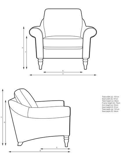 John Lewis Camber Armchair Aquaclean Matilda Teal