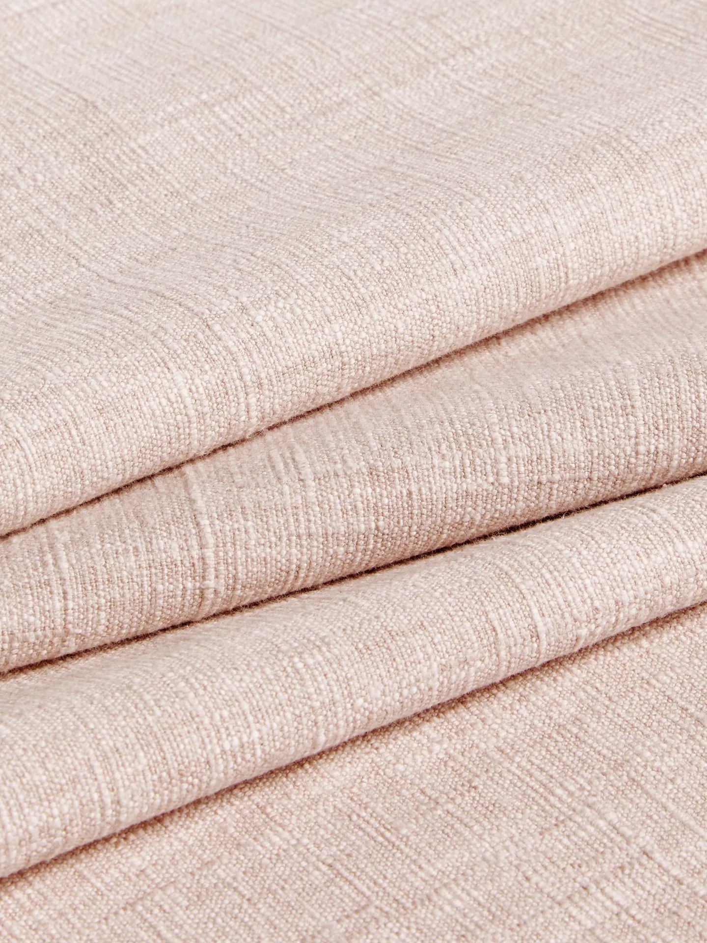 John Lewis Cotton Blend Furnishing Fabric, Ash Rose