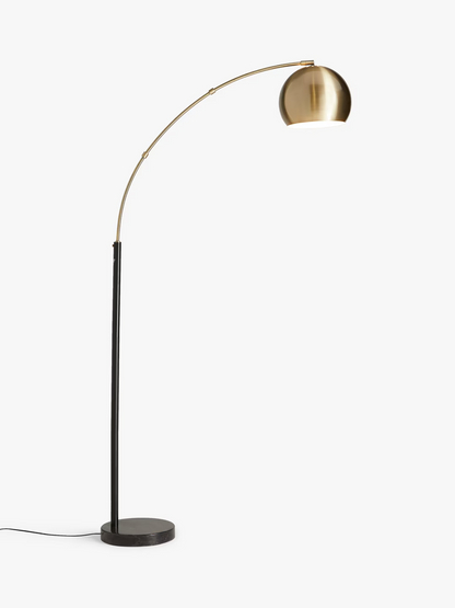John Lewis Floor Lamp Hector Antique Brass/Black